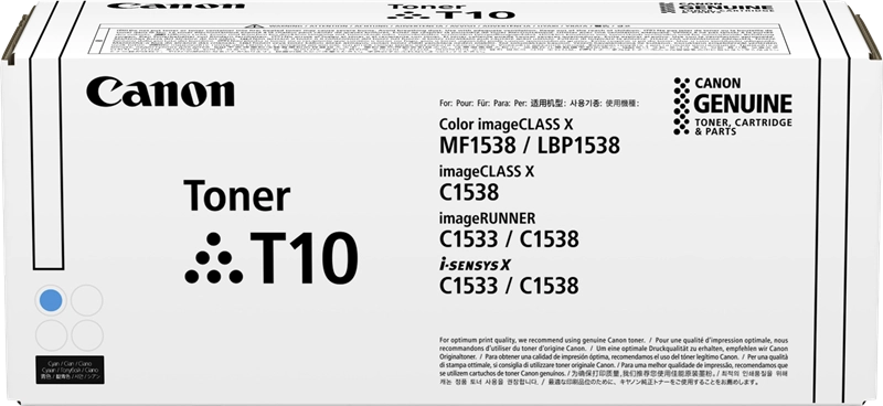 Cartuccia toner originale Canon T10 Ciano - 4565C001