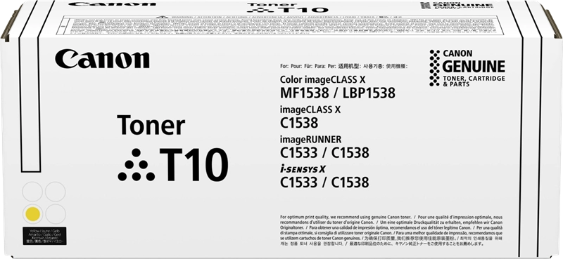 Cartuccia toner Originale Canon T10 Giallo - 4563C001