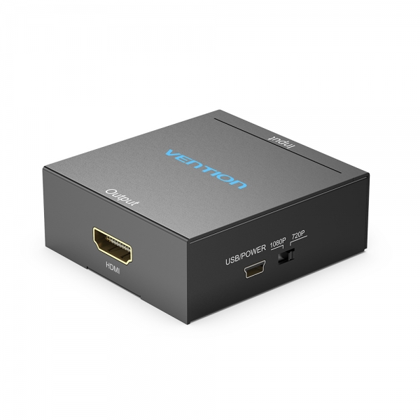 Vention Convertitore da RCA femmina a HDMI femmina - MiniUSB femmina - Colore nero