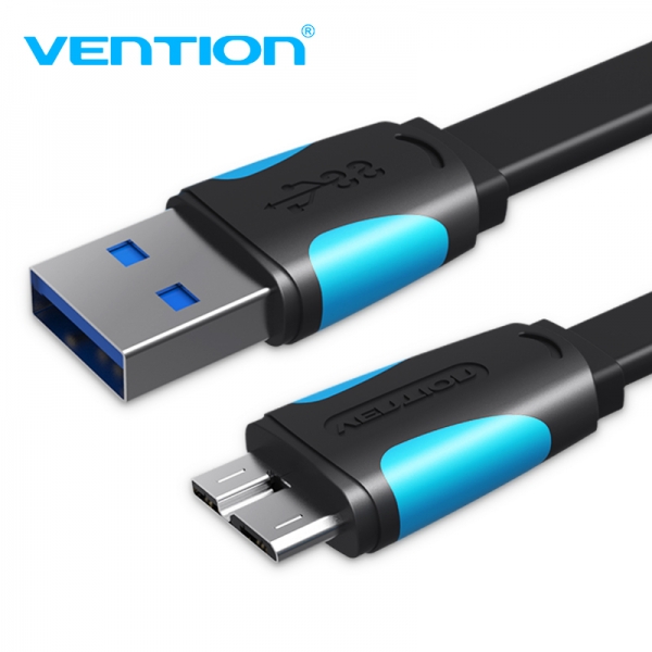 Cavo USB 3.0 maschio a MicroUSB maschio Vention - 1 m - Blu e nero