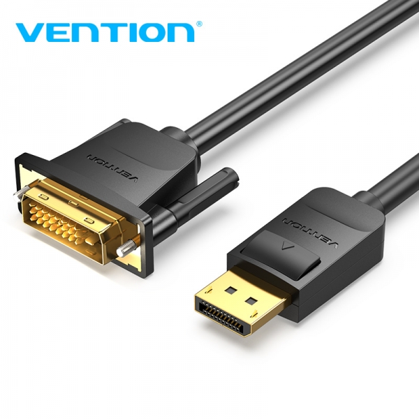 Cavo convertitore Vention da DisplayPort maschio a DVI maschio - 2 m - Colore nero