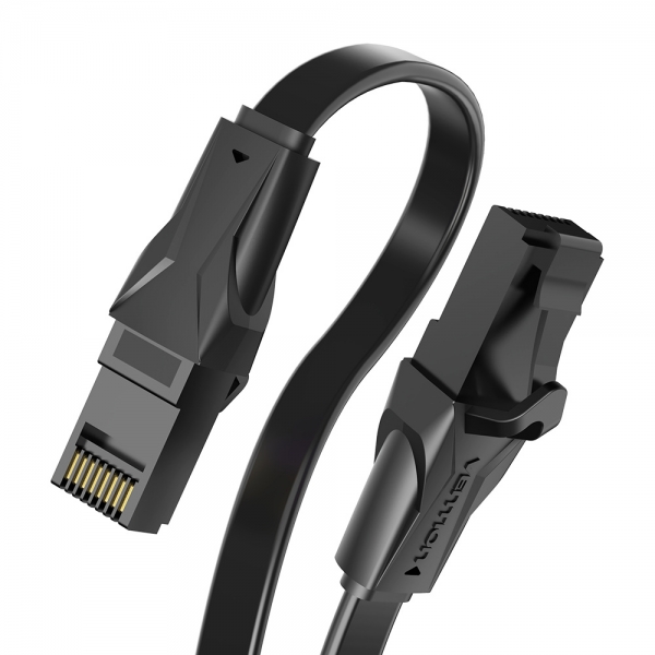 Vention Cavo di rete UTP RJ45 RJ45 Cat6 Flat - 10m - Nero