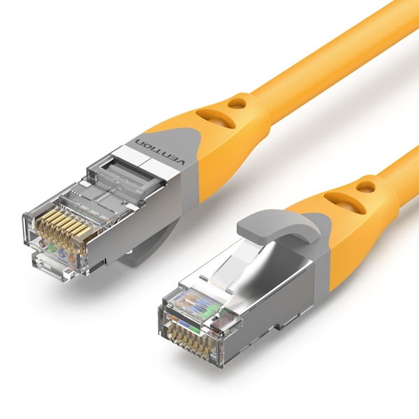 Cavo di rete Vention SFTP RJ45 Cat.6a - 8 m - Colore giallo
