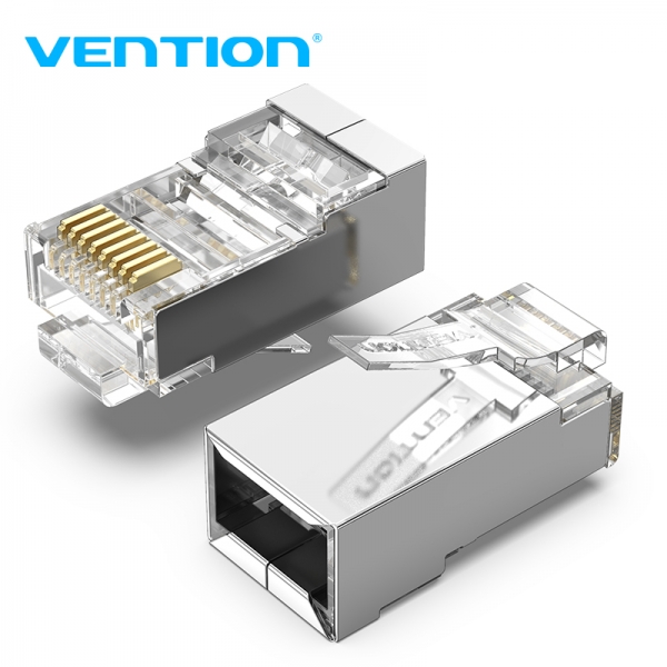 Vention Confezione da 100 Connettori di rete FTP RJ45 Cat.6 FTP
