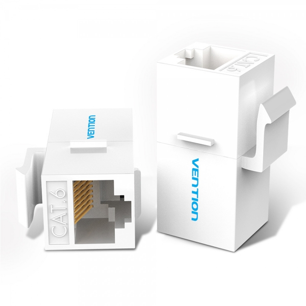 Vention Confezione da 5 connettori di rete UTP RJ45 Cat6 - Colore bianco