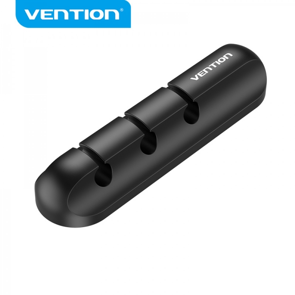 Vention Organizer cavi a spirale - 7 porte - Colore nero