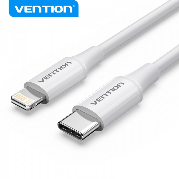 Cavo Vention da USB-C maschio a Lightning maschio - 1 m - Colore bianco