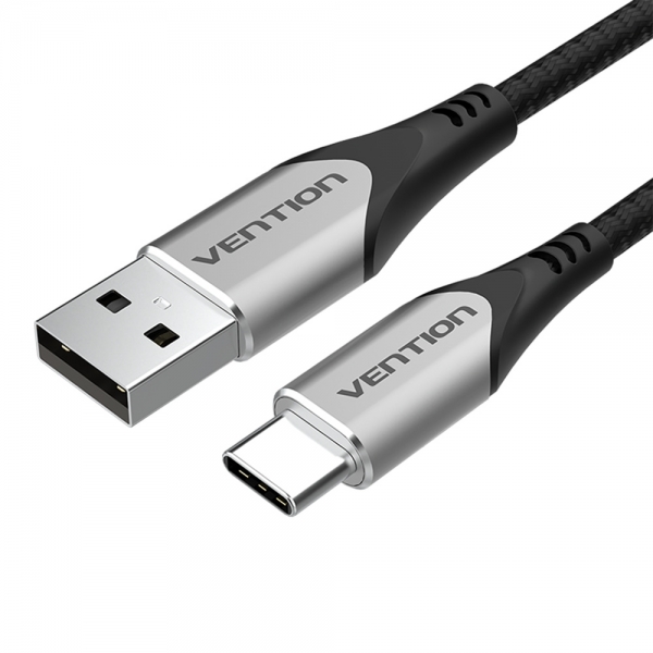 Cavo Vention da USB-A maschio a USB-C maschio 3A 60W 480Mbps - 2 m - Colore grigio