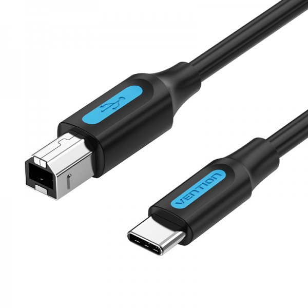 Cavo per stampante Vention USB-C 2.0 a B - 2 m 2 A - Colore nero