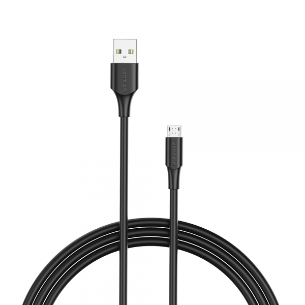 Cavo Vention USB 2.0 maschio a MicroUSB maschio - 3 m - 3 A - 60 W - 480 Mbps - Colore nero