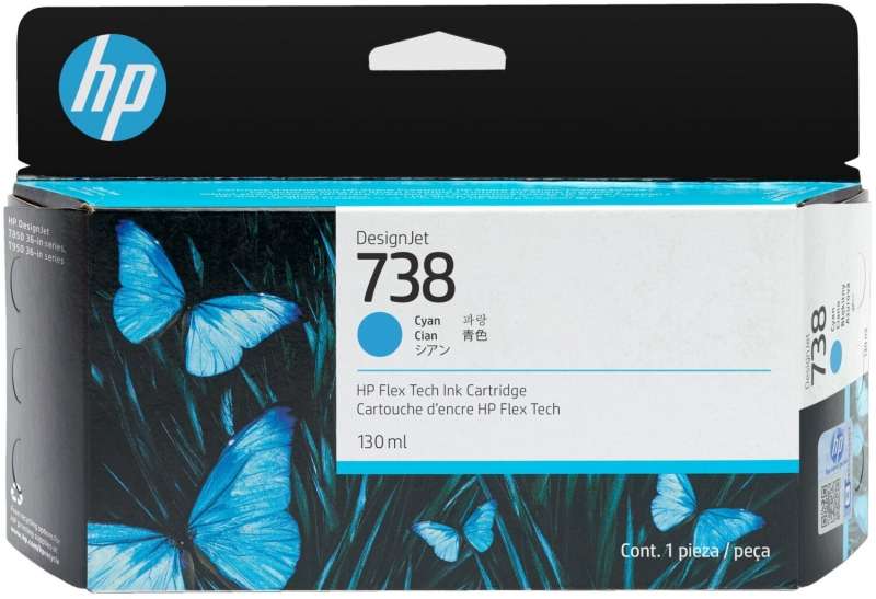 HP 498N5A Cartuccia d'Inchiostro Originale Ciano - 738