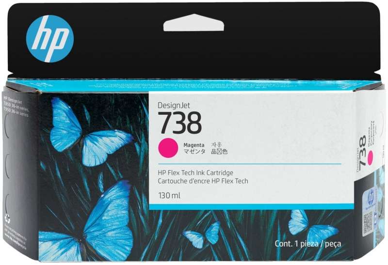 HP 498N6A Cartuccia d'inchiostro Originale Magenta - 738