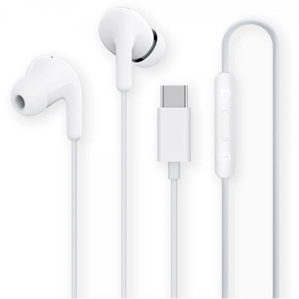 Xiaomi Mi Dual Driver Earphones Cuffie USB-C - Microfono incorporato - Resistenza IPX4 - Controllo nel cavo - Colore bianco