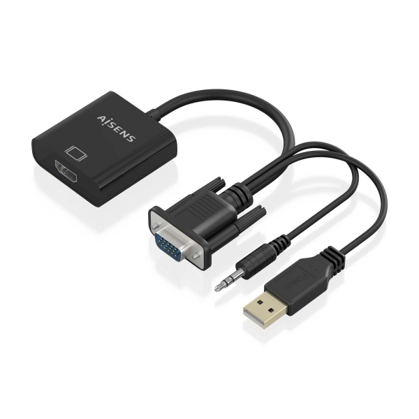 Cavo convertitore Aisens da SVGA+Audio a HDMI - SVGA/M+Jack 3