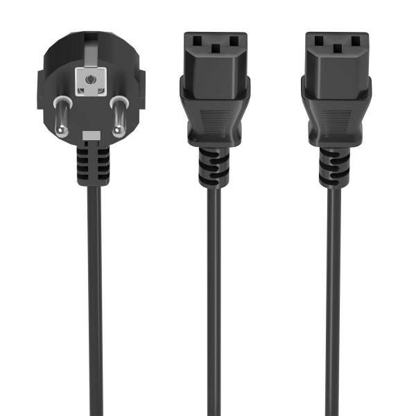 Cavo di alimentazione CPU Aisens - CEE7/M-2xC13/H - 1