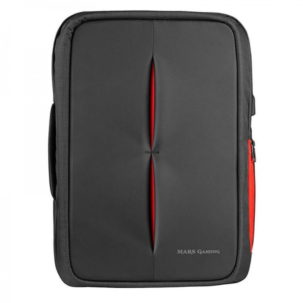 Mars Gaming MB2 Custodia a zaino - Impermeabile - Antifurto con lucchetto TSA - Porta USB esterna - Capacità laptop 17