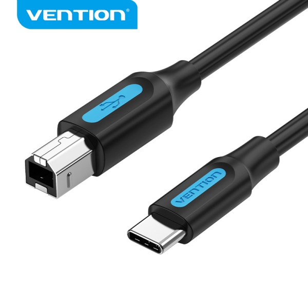 Vention CQUBG Cavo USB 2.0 Type-C to B Stampante - Trasferimento 480 Mbps - 2A - Nero