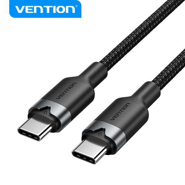 Cavo USB 2.0 Vention - Nichelato - 60 W - 3 A - 2 m - Colore nero