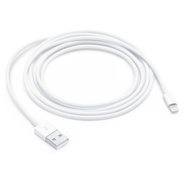 Cavo Apple Lightning a USB-A - Lunghezza 2 m - Colore bianco