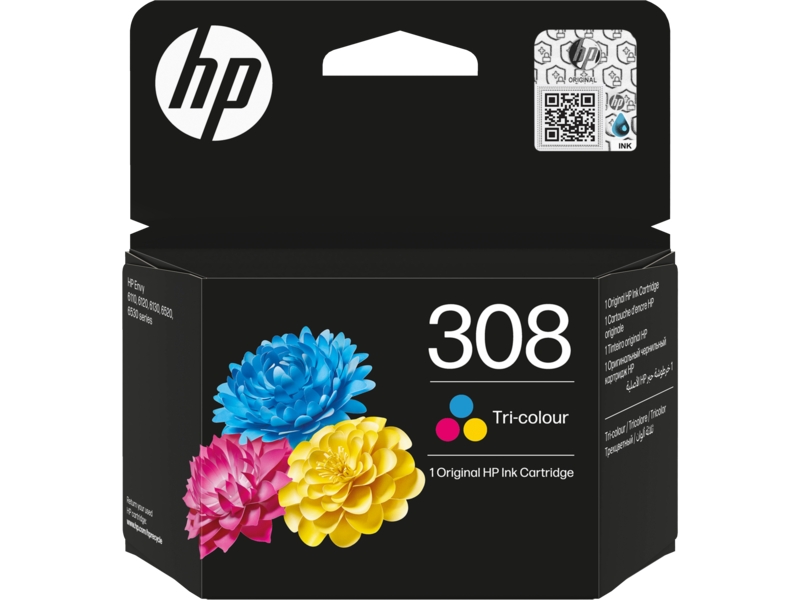 Cartuccia d'Inchiostro Originale HP 308 Colore - 7FP2UE