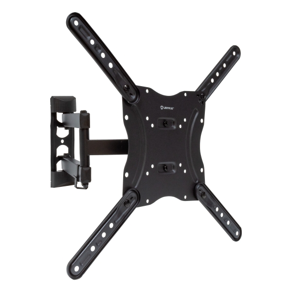 Unykach Supporto da parete per TV estensibile 17"-55" - Inclinabile e girevole - Peso massimo 30kg - VESA massimo 400x400mm