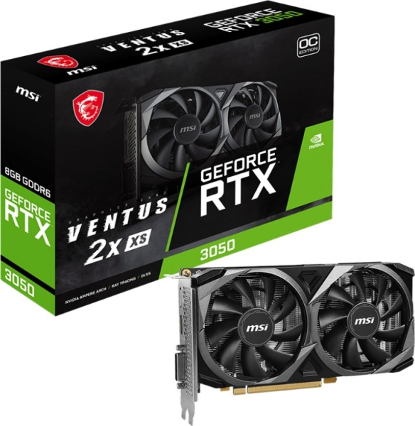 MSI GeForce RTX 3050 VENTUS 2X XS OC 8GB GDDR6 Scheda Grafica