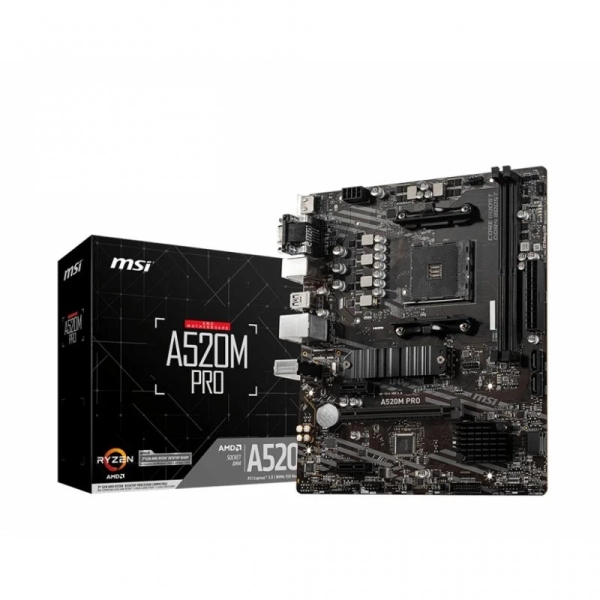 MSI A520M PRO AM4 2xDDR4 Scheda madre - HDMI
