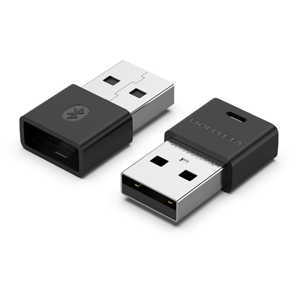 Adattatore USB Bluetooth 5.4 di Vention - Portata 20 m - Nero