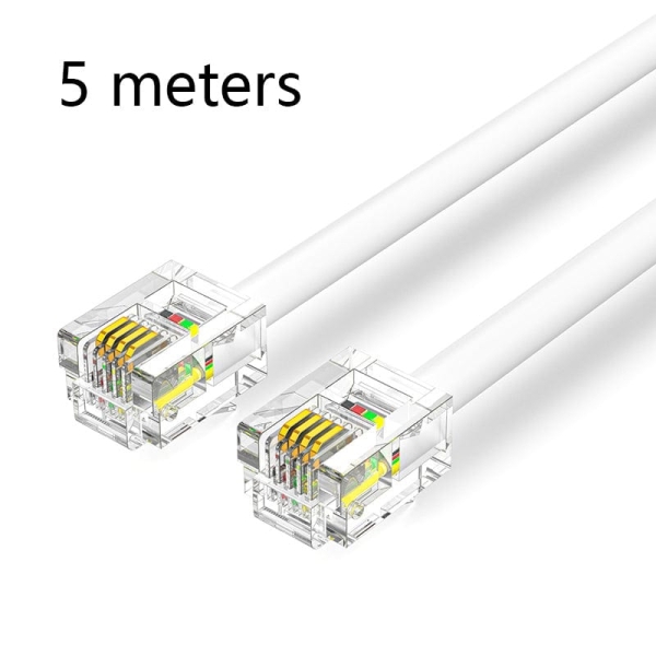 Cavo telefonico RJ11 Vention - 5 m - Colore bianco