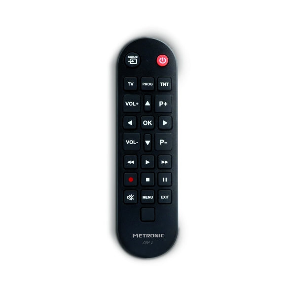 Metronic Telecomando universale ZAP 2 per TV + DVB-T - Colore nero