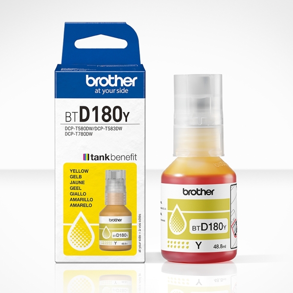 Brother BTD180Y flacone d'inchiostro Originale Giallo - BTD180Y