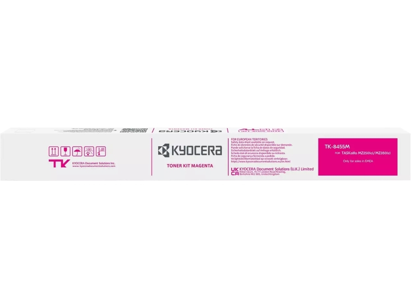Cartuccia Toner Originale Kyocera TK8455 Magenta - 1T0C2MBNL0/TK8455M