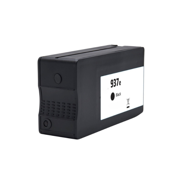 Cartuccia d'Inchiostro a pigmenti nera XL HP 937e Compatibile - Sostituisce 4S6W9NE/4S6W5NE (Chip di aggiornamento rinforzato)