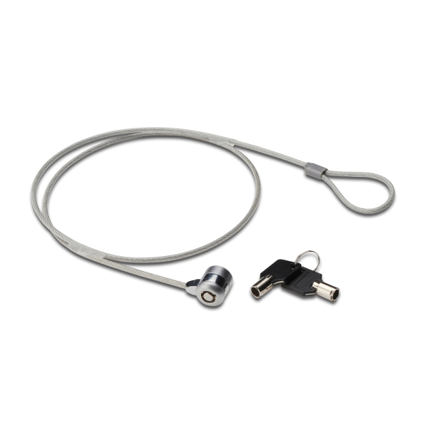Cavo di sicurezza per laptop Ewent con chiave - 2 chiavi - Cavo in acciaio - Lunghezza 1