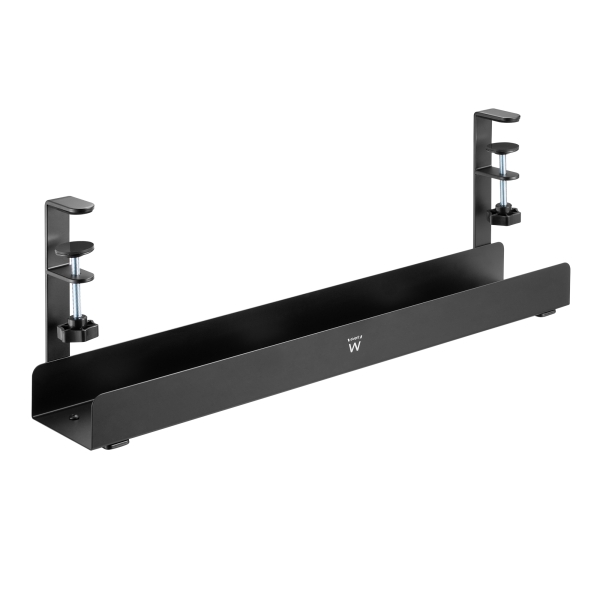 Ewent Supporta fino a 5 kg - Sistema di fascette regolabili - Universale - 600 x 105 x 207 mm - Colore nero