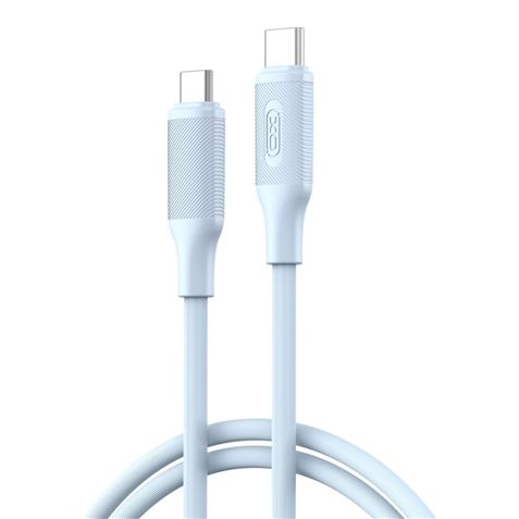 XO NBQ265B Cavo USB-C maschio a USB-C maschio - 1 m - 60 W - Colore blu