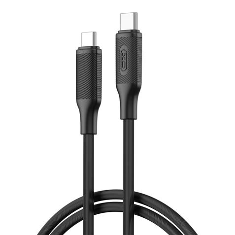 XO NBQ265B Cavo USB-C maschio a USB-C maschio - 1 m - 60 W - Colore nero