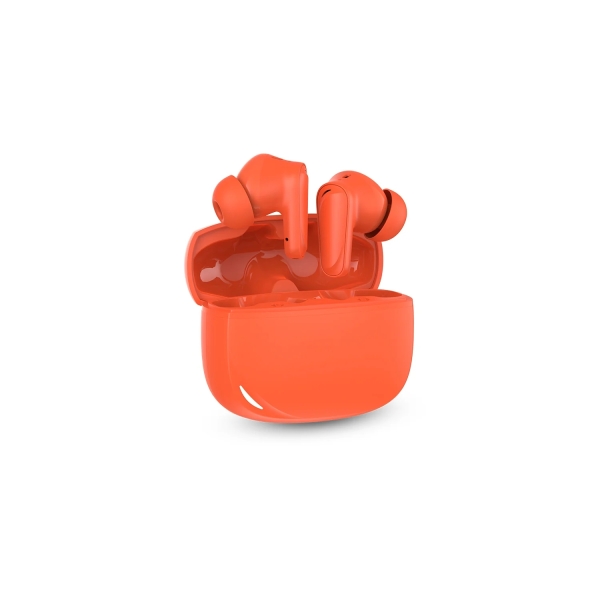 SPC Boost Buds Cuffie senza fili True Wireless - Cancellazione del rumore - 4 microfoni - Controllo tattile - Google Fast Pair - Colore rosso
