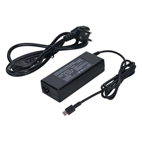 Caricabatterie universale per notebook Ewent da 90 W - USB-C - Power Delivery - Gestione intelligente dell'alimentazione - Nero