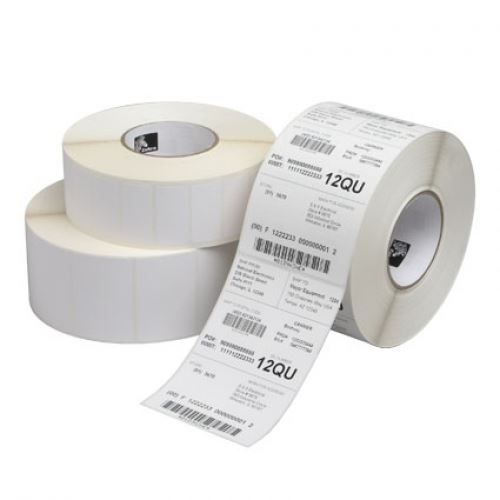 Zebra Z-Select 2000D 12 Confezione da 12 Rotoli di Etichette Originali Perforate 57x32 mm - 2100 Unità per Rotolo - 800262-125