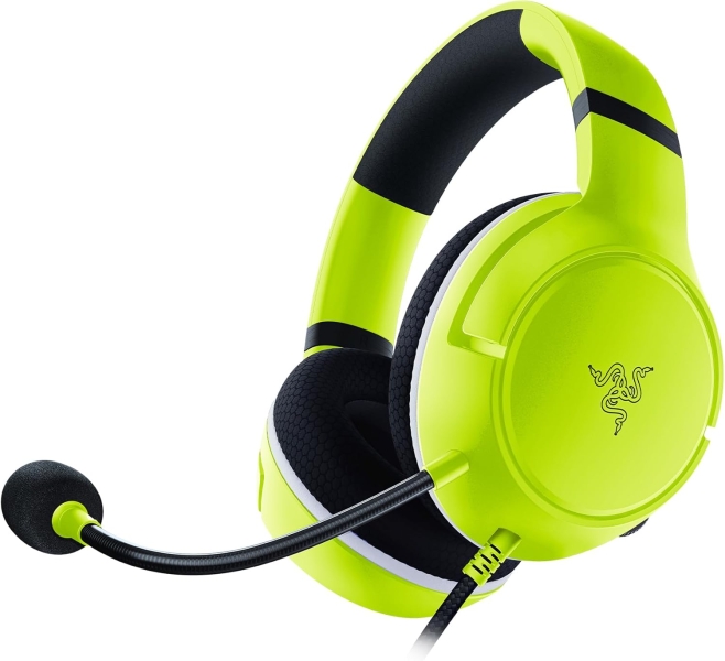 Razer Kaira X Cuffie da gioco per PC e XBOX - Driver da 50 mm - Microfono caridioide - Colore: verde