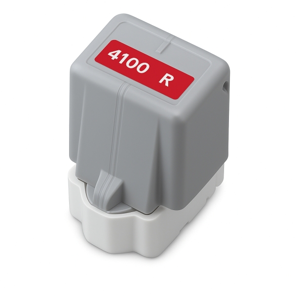 Cartuccia d'Inchiostro Pigmento Rosso Canon PFI4100 Compatibile - Sostituisce PFI4100R/6785C001