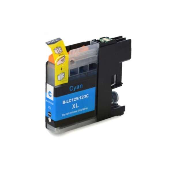 Cartuccia d'inchiostro Brother LC125XL Ciano Compatibile - Sostituisce LC125XLCY