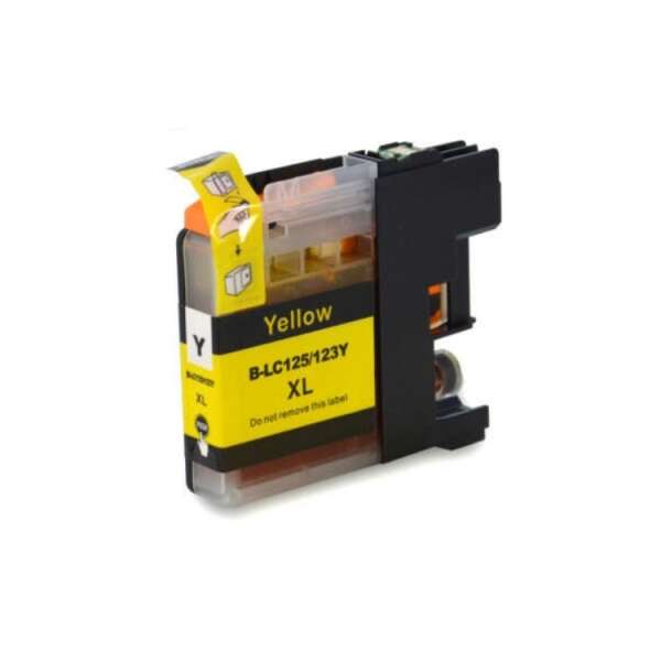 Brother LC125XL Cartuccia d'Inchiostro Giallo Compatibile - Sostituisce LC125XLY