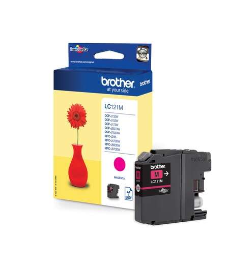 Brother LC121 Magenta Cartuccia d'inchiostro Originale - LC121MBP