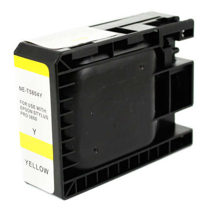 Cartuccia d'Inchiostro Pigmento Epson T5804 Giallo Compatibile - Sostituisce C13T580400