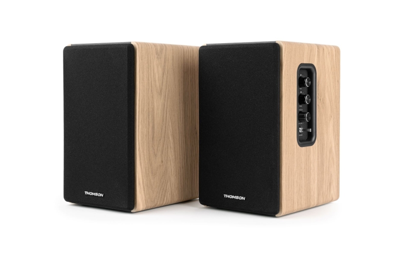 Sistema di diffusori da scaffale Thomson - Potenza musicale 150W - Bluetooth - Ingresso ottico
