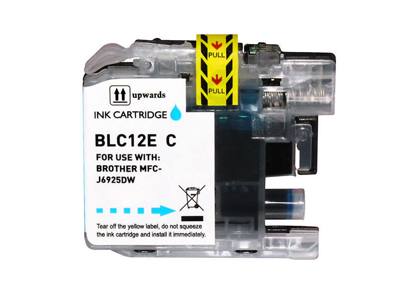 Cartuccia d'Inchiostro Compatibile Brother LC12E Ciano - Sostituisce LC12EC