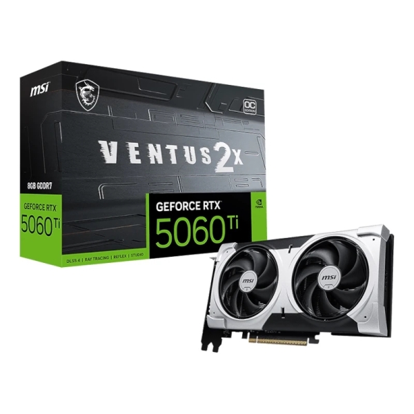 MSI GeForce RTX 5060 TI 8G VENTUS 2X OC PLUS 8GB GDDR7 Scheda Grafica