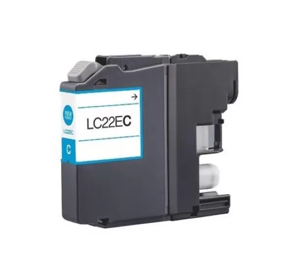 Brother LC22E Cartuccia d'Inchiostro Compatibile Ciano - Sostituisce LC22EC
